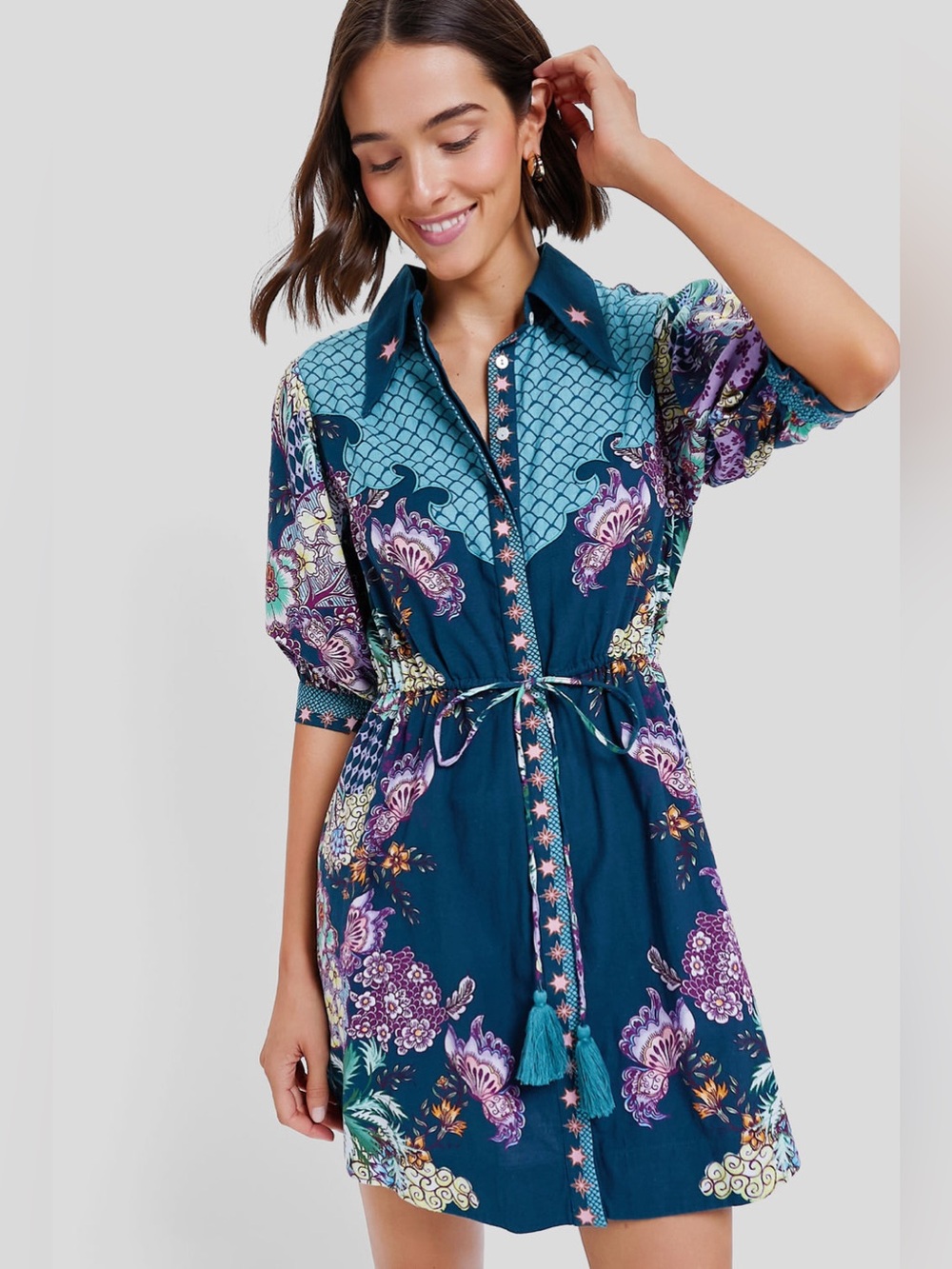 Tuckernuck Anna Cate Stargaze Celia Dress Linen Cotton Luxury Fall